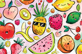 Funny Fruit Mini Jigsaw Puzzle - Starbase 505